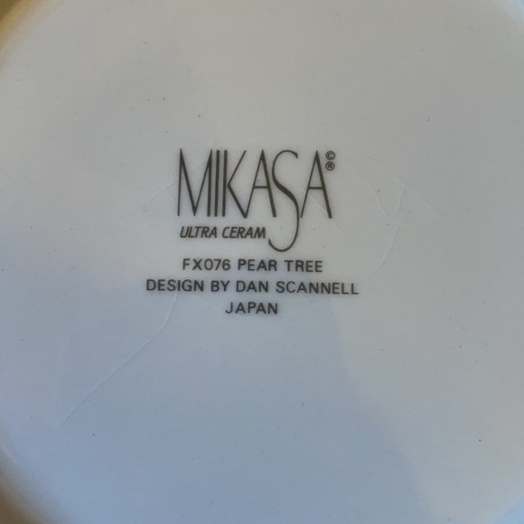 NIB Mikasa Ultra Ceram FX076 Pear Tree design by Dan Scannell made in Japan - Picture 4 of 10